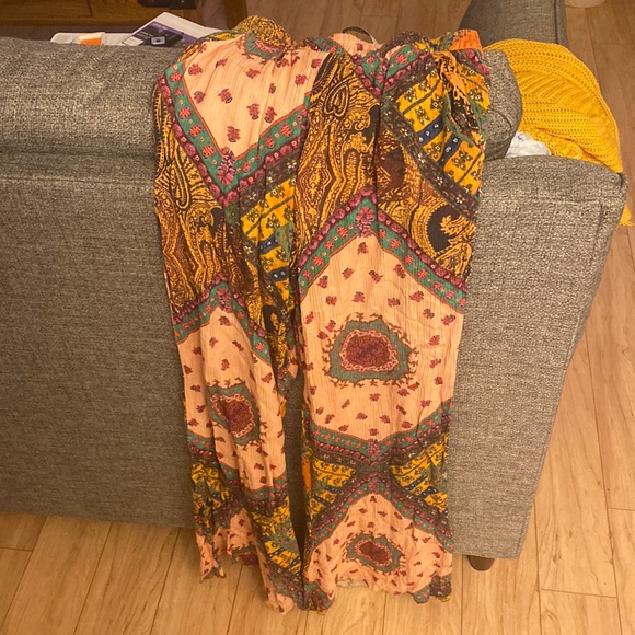 Zara Palazzo Print Pants - Picture 5 of 8